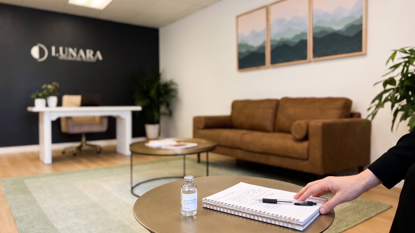 Peptide therapy consultation at Lunara Integrative Health in Chandler, AZ